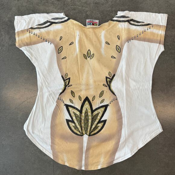 Vintage Y2k 90's Bikini Show Girl Cover Up Babe Beach Sun Graphic Tee One Size - Picture 2 of 5